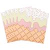 Ice Cream Printed Napkins Disposable Party Supplies Birthday Party Decoration Colorful Paper Towels Tableware Pads Kids Favor