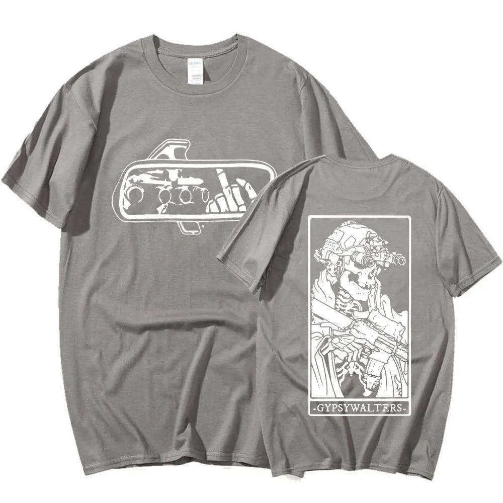 Футболка Forward Observations Group GYPSYWALTERS, винтажные футболки унисекс с рисунком скелета, короткие рукава, большие футболки, хлопковые Harajuku