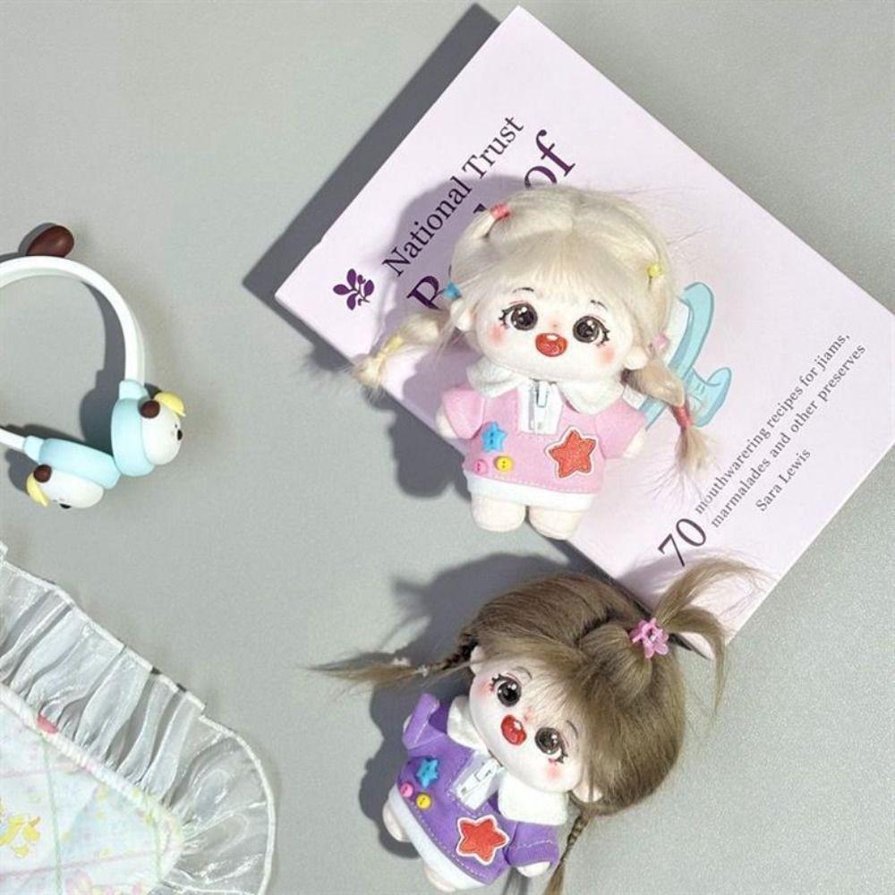 Dress Up Idol Doll Clothes DIY Clothing Plush Toy Clothes 10cm Cotton Doll Clothes Toy Accessories