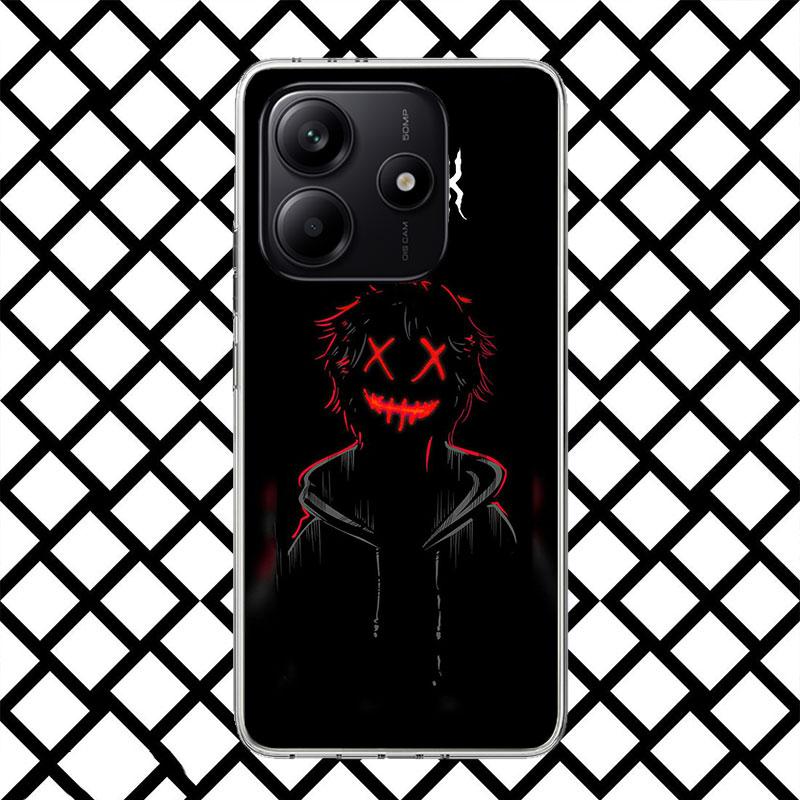 Чехол для телефона в стиле аниме "Плохой парень-дьявол" для Xiaomi Redmi Note 15 14 14S 13 12 12S 11 Pro Plus 11E 11T 11S 10S 5G Мягкий чехол Fundas Redmi