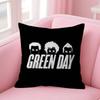 ROCK Green Day logo   Pillowcases Home Bedding Decorative Pillow Cover Wedding Super Soft Pillow Case