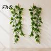 Realistic Fake Plants for Home 5.9Ft Faux Ferns Plant, Artificial Vines, Hanging Leaves Greenery Garland, Decor Wedding Backdrop Arch Wall Decoration