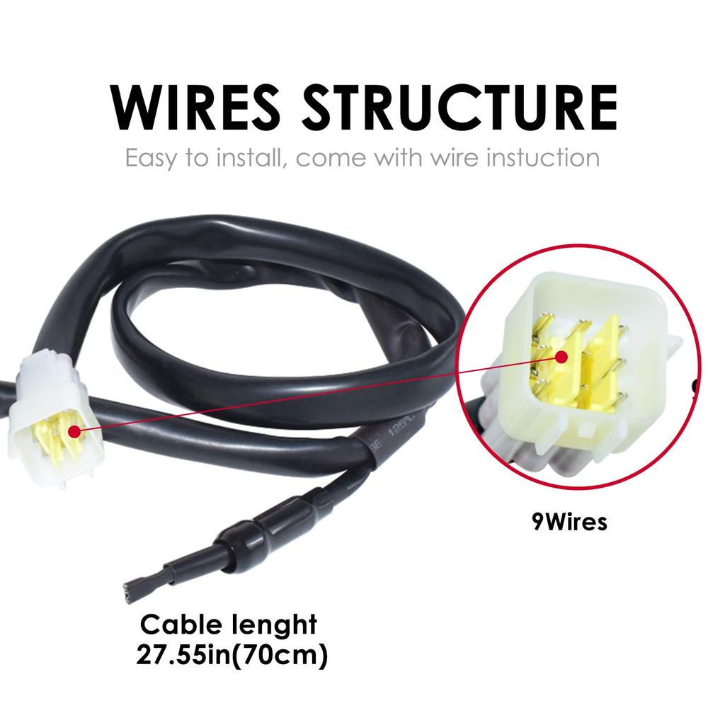 7/8" 22 мм руль мотоцикла левый переключатель клаксона дальний свет ближний свет указатель поворота фара