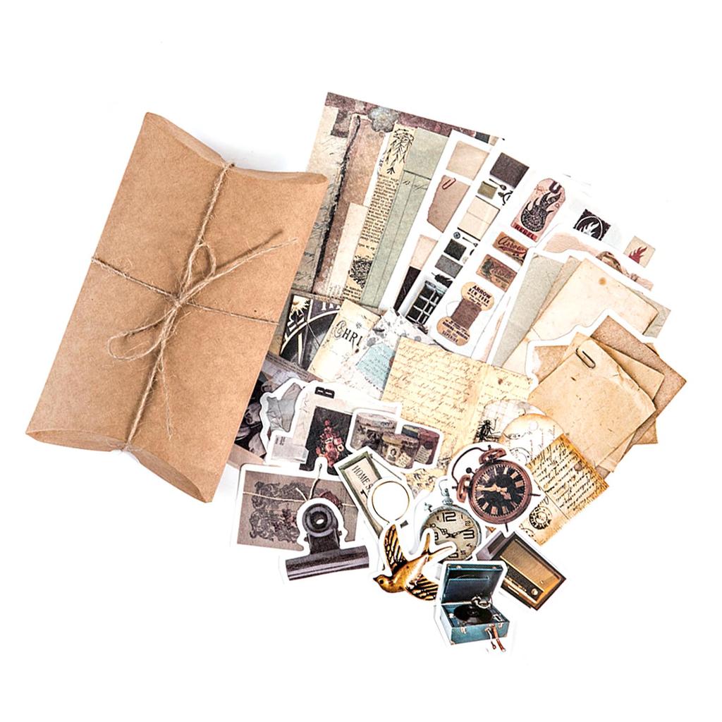 Наклейки в стиле ретро для скрапбукинга, декоративные винтажные наклейки для скрапбукинга, фотоальбом, 30 листов