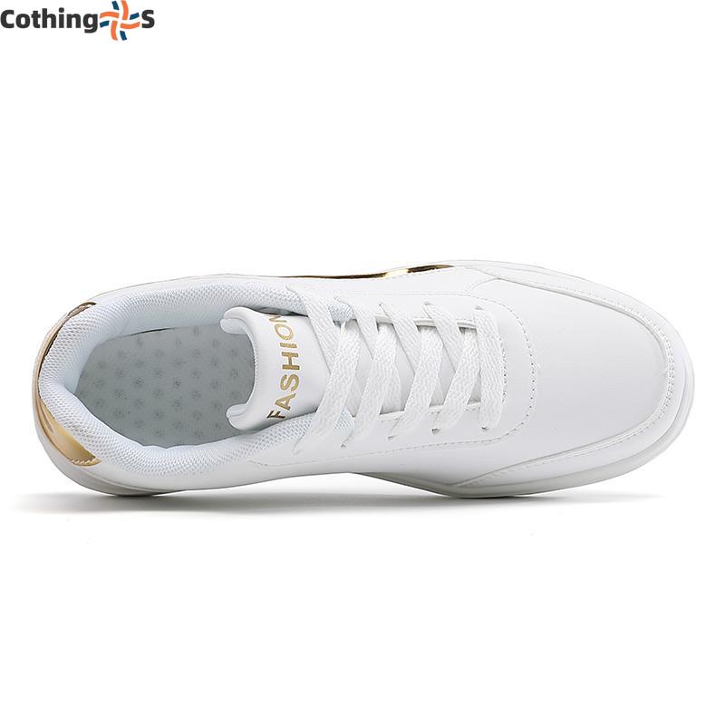 Женские кеды из искусственной кожи на плоской подошве без застежек