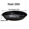 Thickened Round Plastic Flower Pot Water Tray - Large Draining Base for Succulents & Golden Pothos.