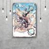 Мультяшный плакат-декор Granblue Fantasy Винтажная жестяная табличка Металлическая табличка Декоративная табличка для паба Бара Мужской комнаты Клуба Настенное украшение