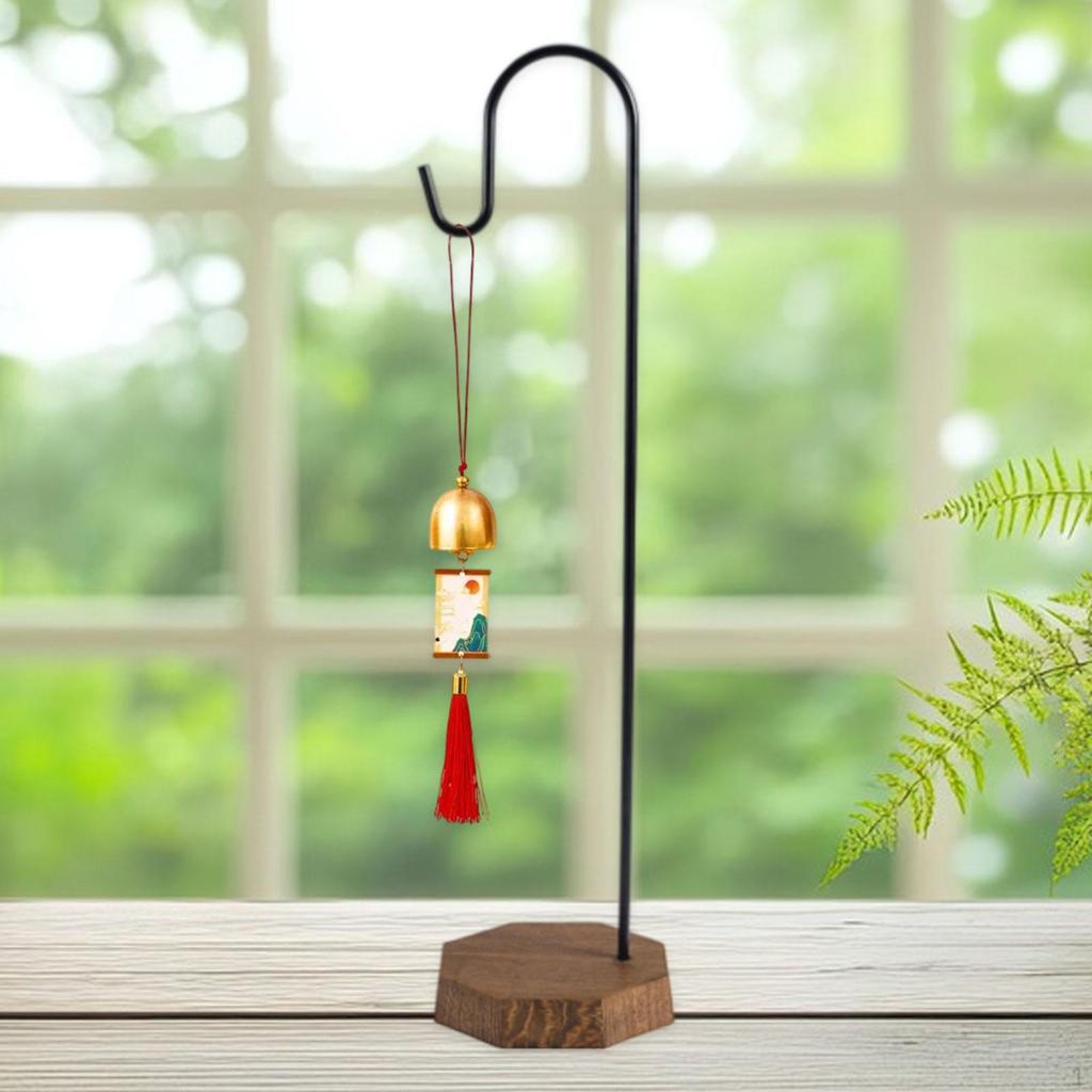 Wind Chime Holder Calligraphy Brush Hanger Drawing Hanging Stand for Tea Room