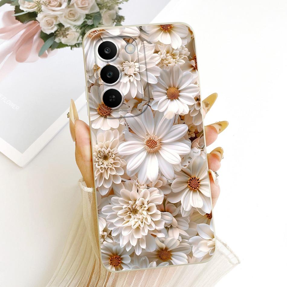 For Realme C83 Cute Cat Flower Cartoon Phone Case For Realme C83 C 83 5G Soft Silicone Covers Bumpers