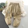 Boys' Pants, Casual Workwear Pants, Spring And Autumn Children'S Big Boys' Fashion Trend, Loose Pants, Trendy Ankle Pants