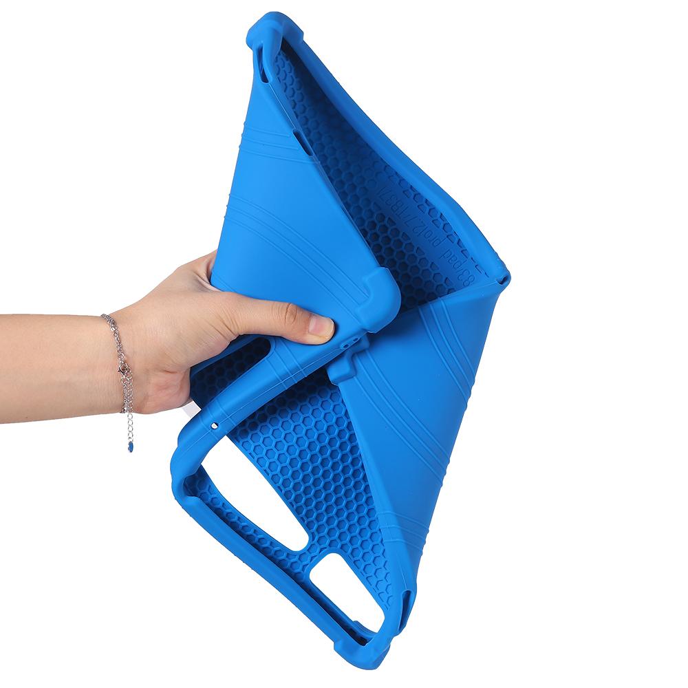 Для Lenovo Xiaoxin Pad Pro 12.7 дюйма/Pad Pro 12.7 (2025) Силиконовый чехол с подставкой, прочный защитный чехол