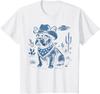 French Bulldog Cowboy UFO T-Shirt Custom Printed Graphic T Shirts Summer Streetwear Tops Camiseta Hombre Unisex