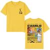 Singer Camilo La Tribu Album Tshirts Unisexs Women Clothing Fashion Hip Hop Oversized T Shirts Cotton Casual T Shirt Streetwear