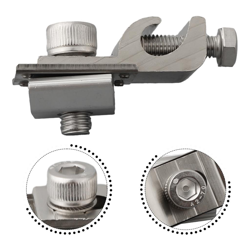 Монтажный кронштейн для солнечной панели, крепежные зажимы, заземляющие наконечники, крепежные элементы, фотоэлектрическая поддержка для солнечной системы, монтажные детали