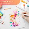 Ohuhu Illustration Markers Brush and Extra Fine Point 40 Color Set Watercolor Illustration Pen Color Pen Brush Tip Twin Marker Pen Notebook Drawing