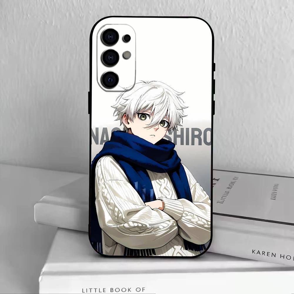 Blue N-Nagi Seishiro Phone Case For Samsung S25,S24,S21,S22,S23,S30,Ultra,S20,Plus,Fe,Soft Silicone Black Cover