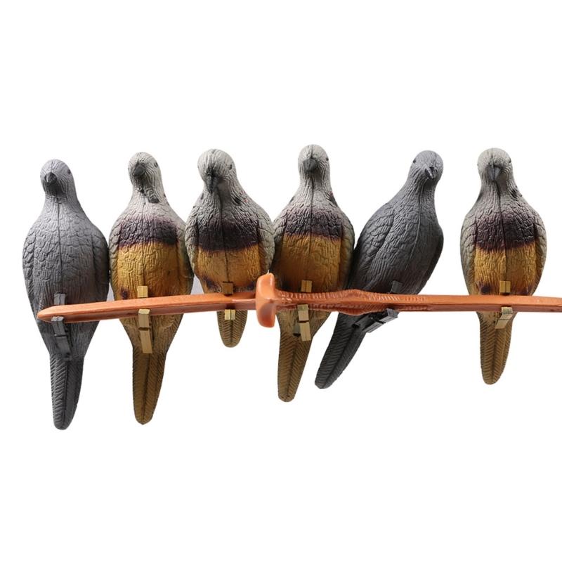 Simulated Pigeon Archerys Baits Targets Foam Animal Baits Targets Decoration Shooting Targets for Outdoor Hunting Games