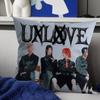 Popular Kpop Group XXLov Cartoon Cushion Cover Inches Farmhouse Decor Home Throw Pillow Covers for Couch Decorations
