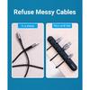 Vention Cable Organizer Silicone USB Cable Winder Desktop Car Management Clips for Data Headphone Earphone Mouse Wire Organizer