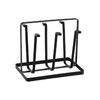 Drying Shelf Home Storage Mug Hooks Metal Cup Drying Rack with 6 Hooks Non-Slip Silicone for Mugs, Glasses, and Bottles