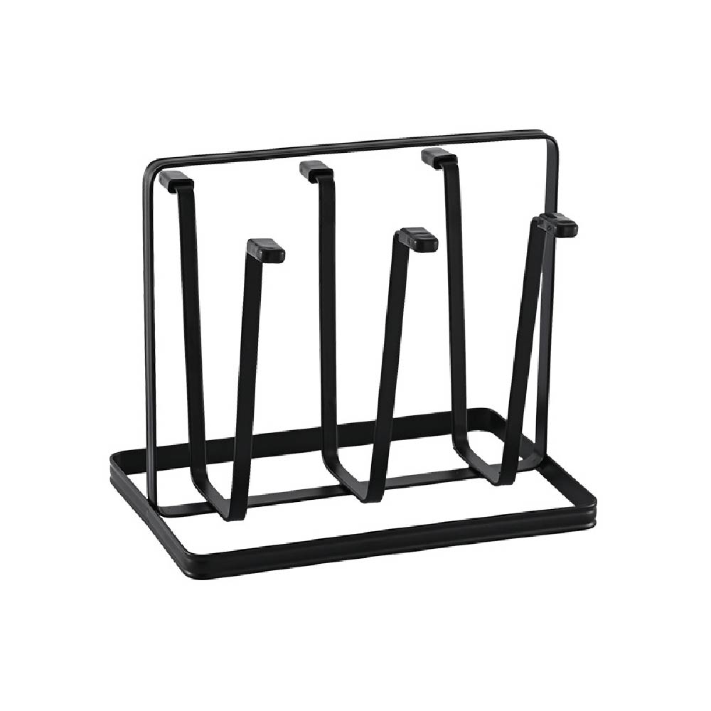 Drying Shelf Home Storage Mug Hooks Metal Cup Drying Rack with 6 Hooks Non-Slip Silicone for Mugs, Glasses, and Bottles