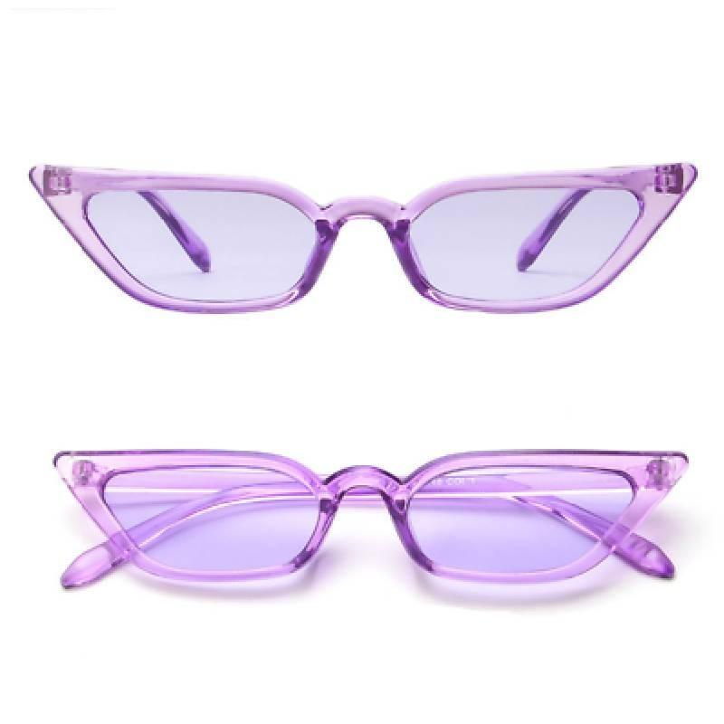 Trendy Women Cat Eye Design Sunglasses With Retro Small Eyeglass And Uv Protection