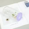 Reusable Glass Cup Lids Plastic Sealing Leak Proof Cup Cover New Glass Cup Straw Cover