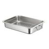 Stainless Steel Baking Tray Heavy Duty Turkey Roasting Pan Oven Flat Rack Induction Roast Tray for Chicken Vegetable Lasagna
