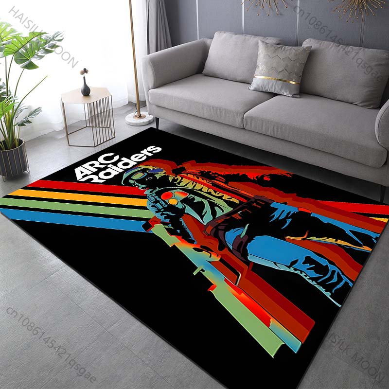Classic Games A-RC R-Raiders Print Rug Carpet for Living Room Children's Bedroom Mat Sofa Doormat Rug Home Decor Anti Slip Mat
