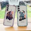 Genshin Impact Jujutsu Kaisen Clear Case For Samsung Galaxy S22 S20 FE S21 S10 S9 Plus Note 20 Ultra 10 Transparent Phone Shell