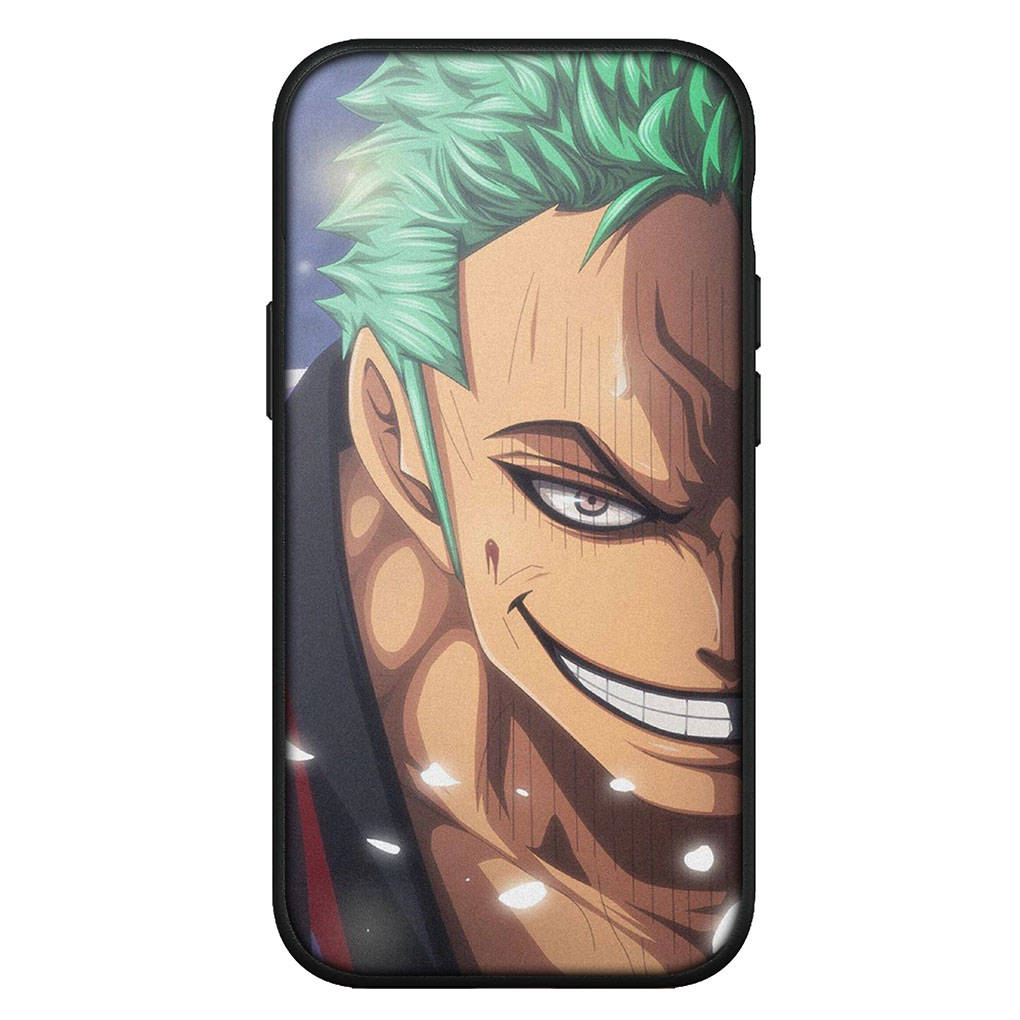 Чехол для телефона iPhone 15 14 Xiaomi Redmi Note 13 12 11 Pro Max X 8 7 XR Samsung Galaxy A15 S24 S23 A05 Huawei OPPO Roronoa Zoro One Anime Luffy Piece