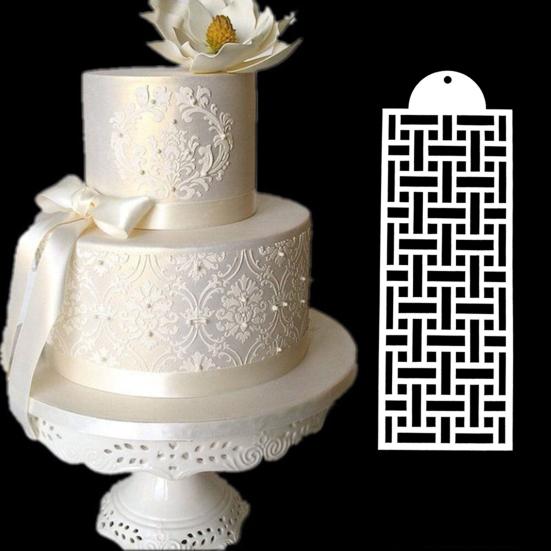 16 шт ПЭТ трафареты для торта с антипригарным покрытием уникальный домашний коврик для украшения ресторана