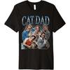 Папа-кот Смешная Z-поколение Данк Мем Контрафактная Премиальная Футболка