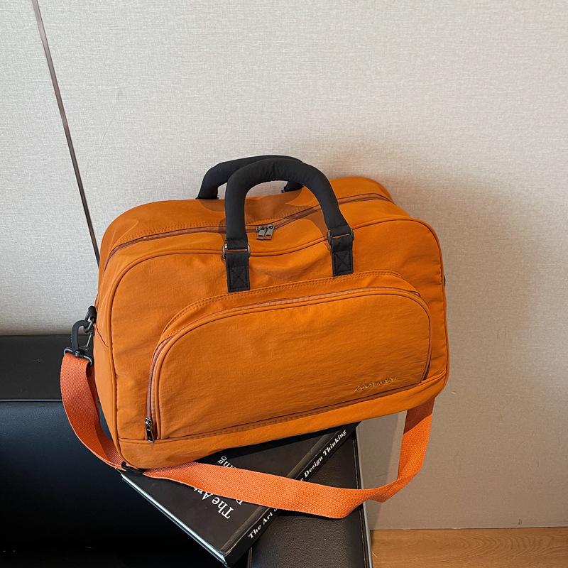 Контрастный цвет Портативная дорожная сумка Мужская и женская спортивная тренировочная фитнес-сумка Дорожная большая вместительная сумка-дафл