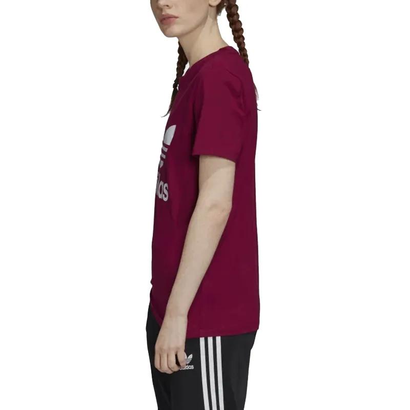 Adidas Originals Set in Sleeve T Shirt Women's Rose Red (Unisex) T-Shirts GD2433