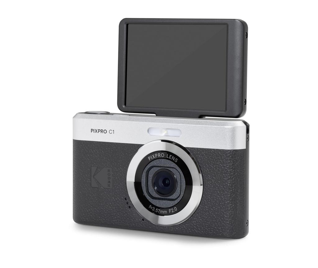 Цифровая камера KODAK Pixpro C1 13 МП BSI 4x ЖК-дисплей LED-вспышка Черный – Ультракомпактная CMOS, Зум, 2,8-дюймовый экран, Встроенная –