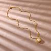 Zircon Shell Necklace For Women Gold Color Imitation Pearl Seashell Pendant Necklaces Aesthetic Wedding Jewelry Gift