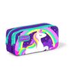 coral high Детская фиолетовая водно-зеленая сумка-карандаш с рисунком единорога и двумя отделениями 22294