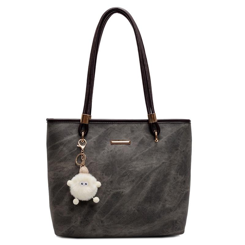 The New Korean Version Of The Texture Versatile Bag Female Large-Capacity Student Class Commuter Bag Casual Portable Tote Bag