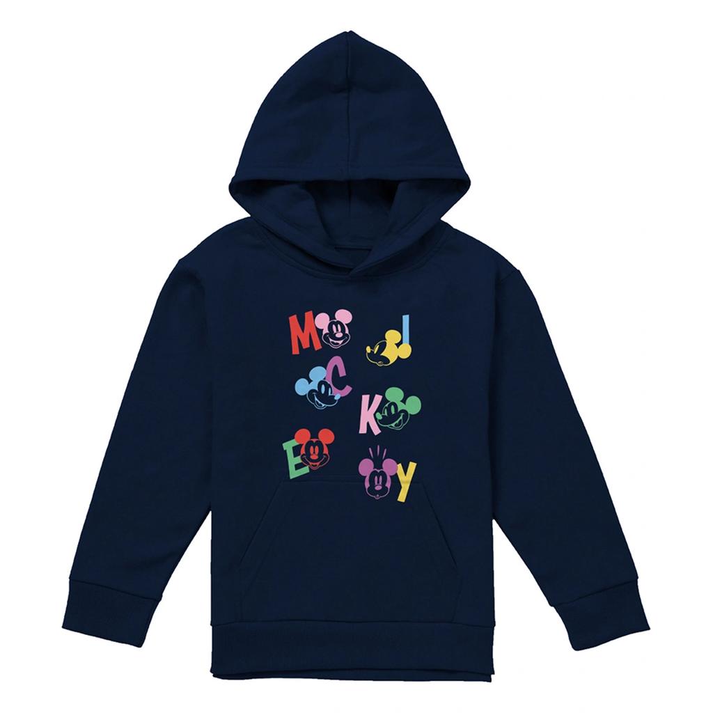 Disney Childrens/Kids Mickey Mouse Letters Hoodie