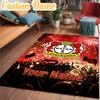 Custom Name Bayer Leverkusen Crest Rug Office Rug Chair Mat Non Slip Carpet Rugs for Bedrooms Dining Room Living Room Home Decor Gifts