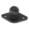 1 Inch Ball Mount Base Aluminum Alloy Mount Plate with AMPS Hole Universal for B Size 1 Inch Ball Double Socket Arm