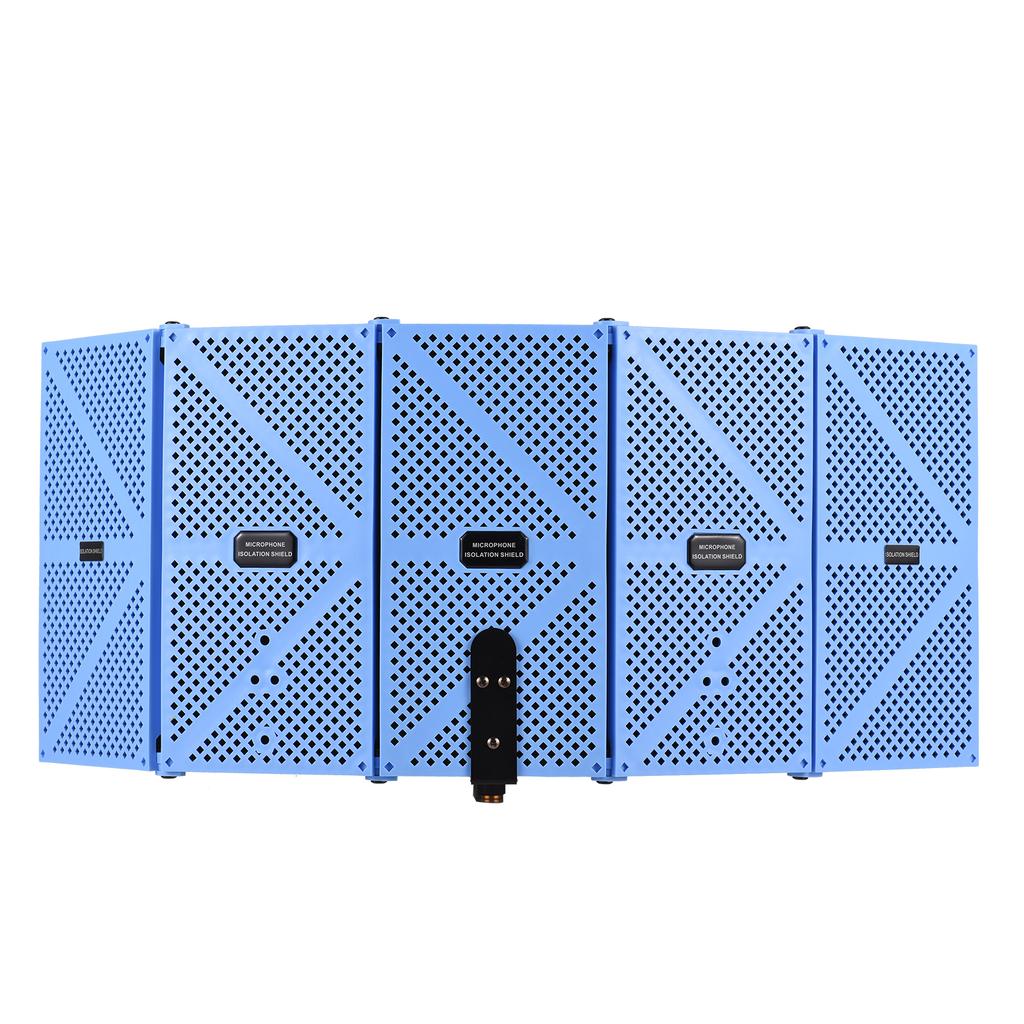 5-дверный профессиональный студийный микрофон для записи, изолирующий экран, складной поп-фильтр, микрофон, ветер