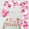 Balloon Arch Garland Kit 117pcs Balloons Party Balloons and 3D Butterflies Deco for Birthday, Wedding, Baptism