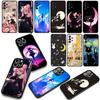 Для Samsung Galaxy A36 A17 A26 A07 A35 A54 A53 A13 A33 A34 S8 S9 S20 S21 FE S10 Plus Чехол для телефона S-Sailors Девушка-кошка Луна