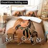 2023 M3GAN Movie Bedding Set Single Twin Full Queen King Size Bed Set Aldult Bedroom Duvetcover Sets 3D Anime Bed Sheet Set963