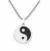 2024 Stainless Steel Tai Chi Bagua Men's Necklace - Retro Ethnic Pendant