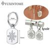 YUXINTOME 925 Silver Ear Needle Zircon Hoop gold Earrings For Women Square Plate Pendant Cutout Heart Earrings Fashion Jewelry