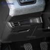 For Renault Clio 5 MK5     2024 2025 LHD Real Soft Carbon Fiber Car Driver's Storage Box Frame Trim Sticker