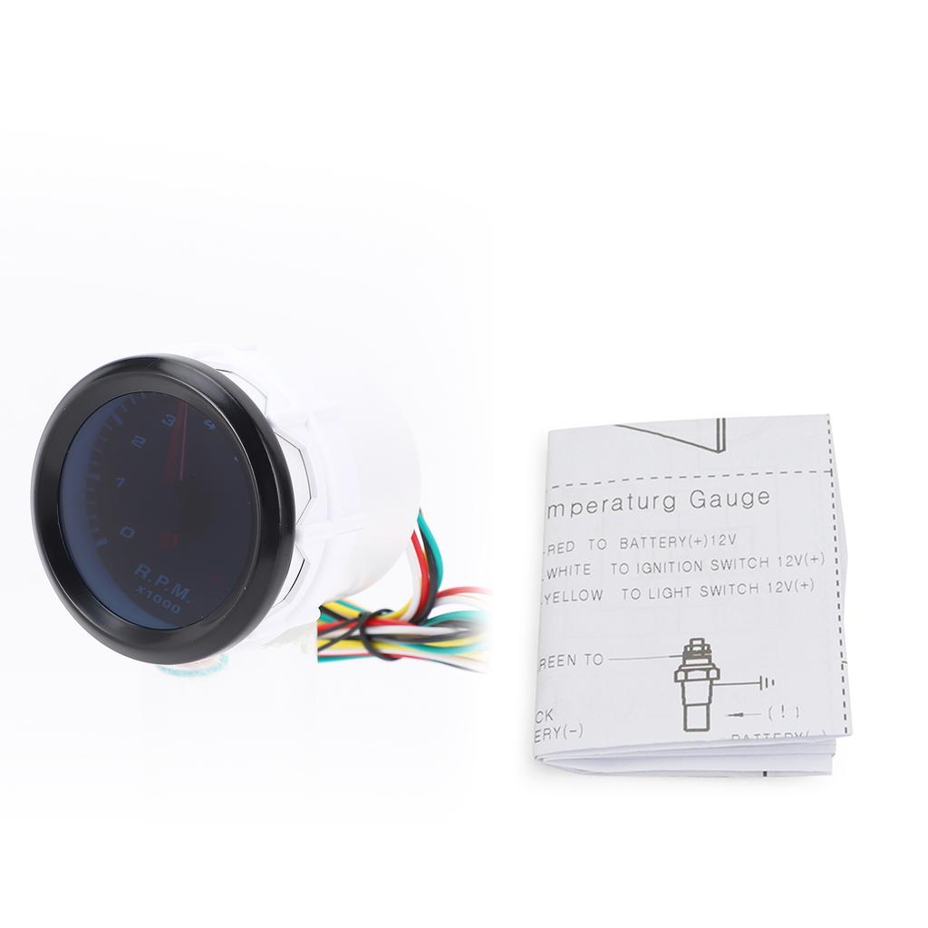 Тахометр для автомобиля 8000 об/мин Датчик тахометра 55 мм диаметр для 1-8 цилиндрового бензинового двигателя